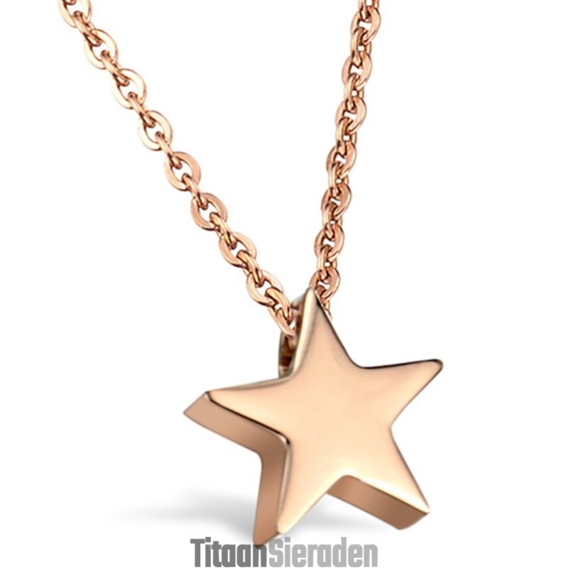 Uitstekende Kwaliteit Ster Titanium Ketting Uitstekende Kwaliteit Ster Titanium Ketting