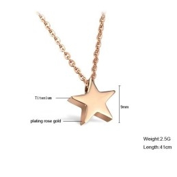 Uitstekende Kwaliteit Ster Titanium Ketting