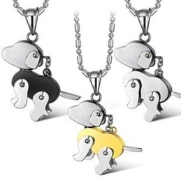 Stabiele Kwaliteit Titanium Ketting In De Vorm Van Een Hond