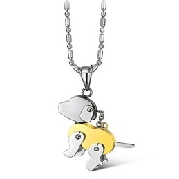 Stabiele Kwaliteit Titanium Ketting In De Vorm Van Een Hond