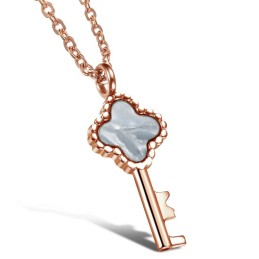 Compleet In Specificaties Vrouwelijke Sleutel Titanium Ketting