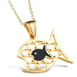 Kwaliteit En Kwantiteit Gegarandeerde Visvormige Titanium Ketting