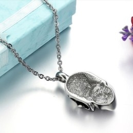 De King Of Quantity Schedel Titanium Ketting