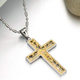 De Koningin Van Kwaliteit Mannelijke Kruis Titanium Ketting