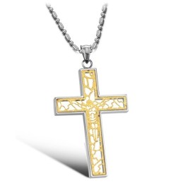 De Koningin Van Kwaliteit Mannelijke Kruis Titanium Ketting