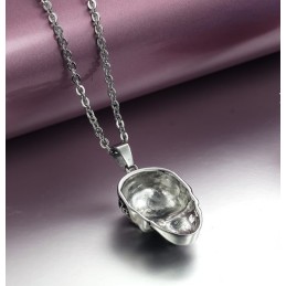 Titanium Ketting Met Schedel Van Superieure Kwaliteit Voor Mannen