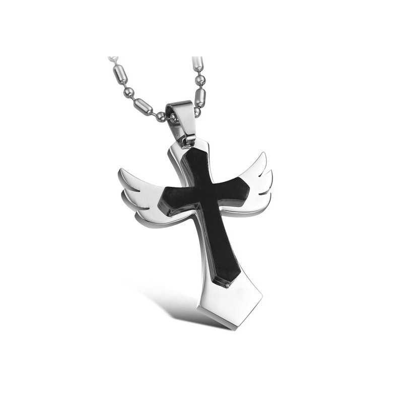 Stabiele Kwaliteit Kruis Titanium Ketting Stabiele Kwaliteit Kruis Titanium Ketting