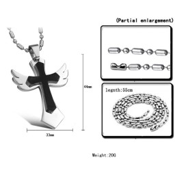 Stabiele Kwaliteit Kruis Titanium Ketting