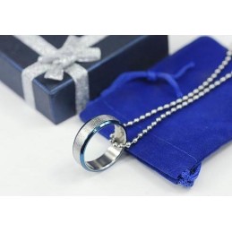 Bijbelkruis Ringhanger En Titanium Ketting