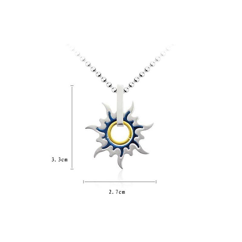 Mode Pure Titanium Heren Hangers En Ketting Sun Whell Mode Pure Titanium Heren Hangers En Ketting Sun Whell
