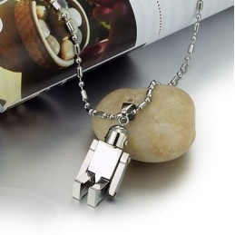 Gebruiksvriendelijke Witte Titanium Ketting Voor Mannen