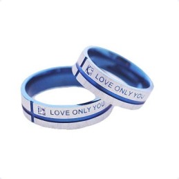 Love Only You Titanium Koppels Rechts Ring