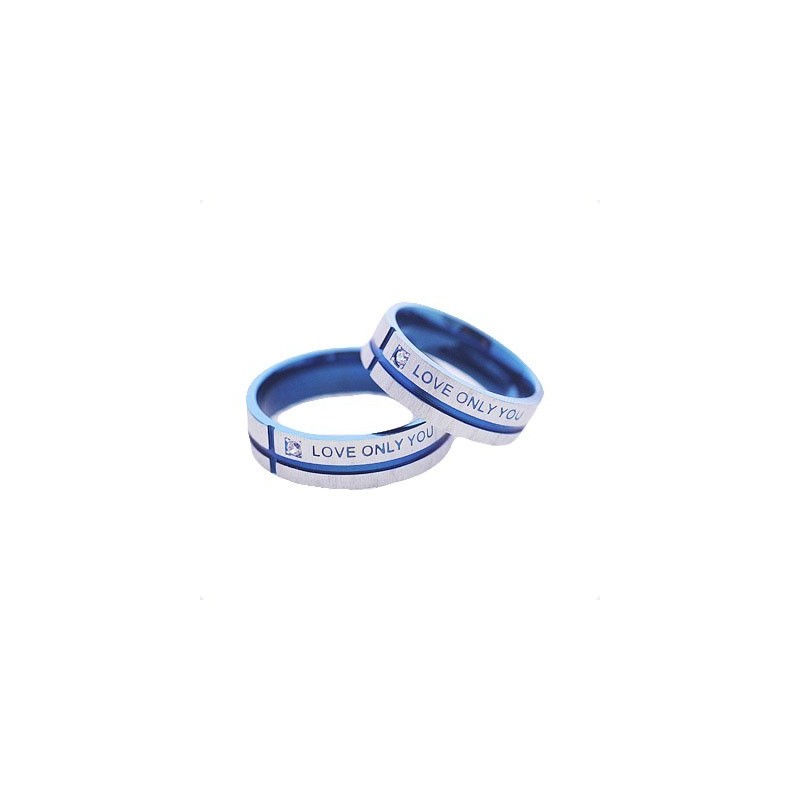 Love Only You Titanium Koppels Rechts Ring Love Only You Titanium Koppels Rechts Ring