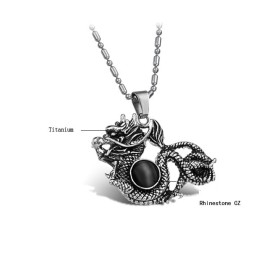 Bekend Om Zijn Hoogwaardige Titanium Herenketting Met Kralen