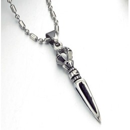 Hoogwaardige Mannelijke Prismatische Titanium Ketting