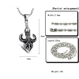 Gebruiksvriendelijke Klassieke Titanium Ketting Voor Heren