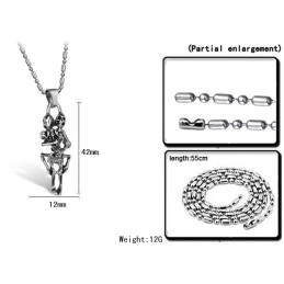 Stabiele Kwaliteit Mannelijke Schedel Titanium Ketting