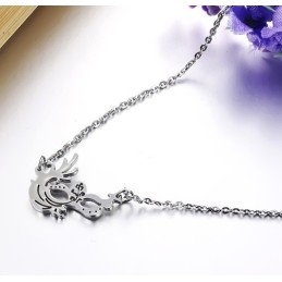 Betrouwbare Prestatie Vrouwelijke Titanium Ketting Met Onregelmatige Vorm