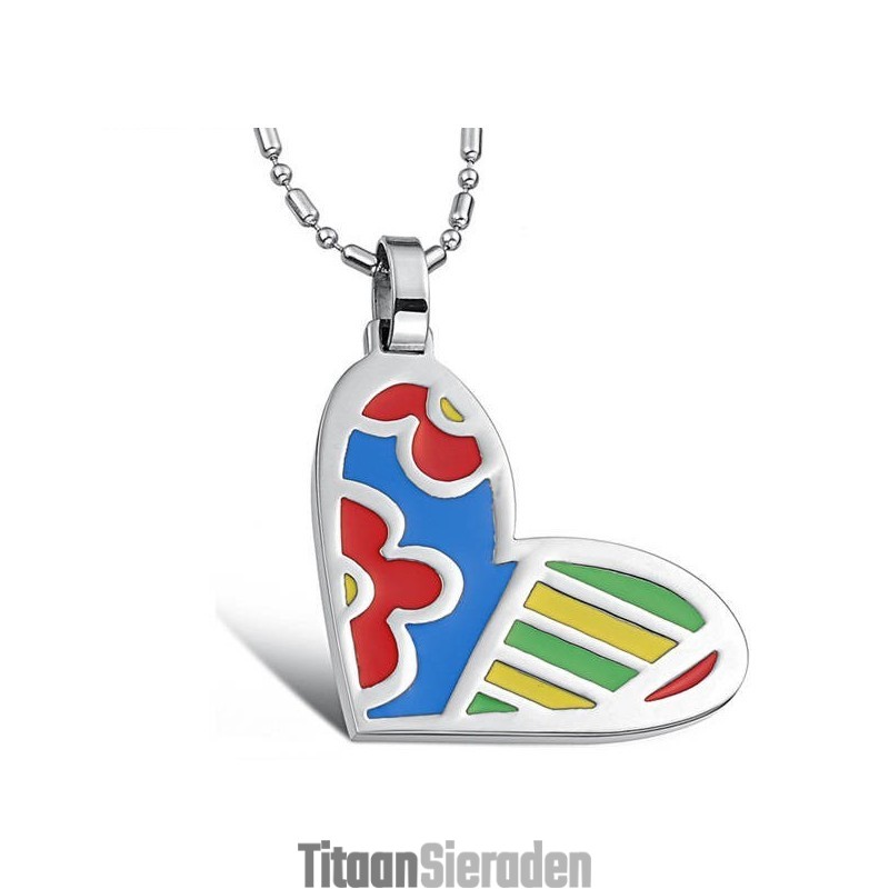 Betrouwbare Kwaliteit Vrouwelijke Sweetheart Titanium Ketting Betrouwbare Kwaliteit Vrouwelijke Sweetheart Titanium Ketting