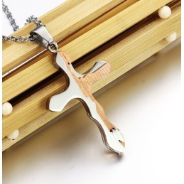 Betrouwbare Reputatie Kruis Titanium Ketting