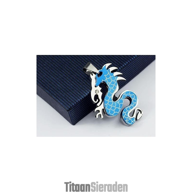 Mode Puur Titanium Heren Hangers En Ketting Draak Mode Puur Titanium Heren Hangers En Ketting Draak