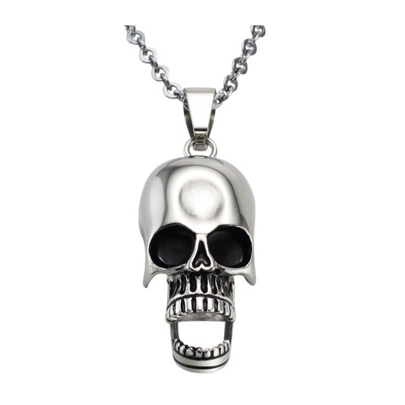 Stabiele Kwaliteit Schedel Titanium Ketting Stabiele Kwaliteit Schedel Titanium Ketting