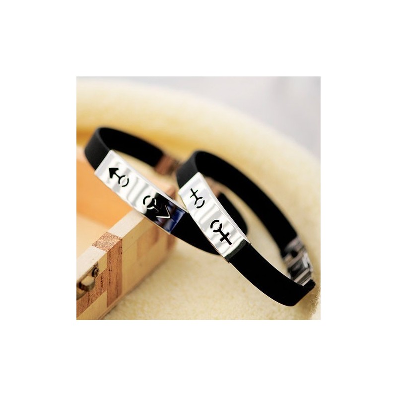 Symbool Titanium Armbanden Voor Mannen En Vrouwen Koppels