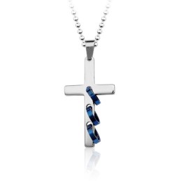 Coole Mode Ringen Heren Titanium Kruis Hanger En Ketting