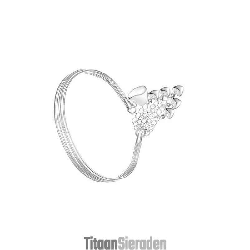 Kwaliteit En Kwantiteit Gegarandeerde Vrouwelijke Sweetheart Titanium Armband