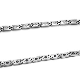 Stabiele Kwaliteit Titanium Gezondheidsarmband Voor Geliefden Met Strass
