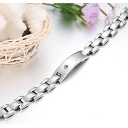 Breed Scala Aan Gezondheids-Titanium Armbanden Voor Geliefden
