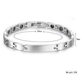 Breed Scala Aan Gezondheids-Titanium Armbanden Voor Geliefden
