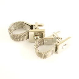 Speciaal Ontworpen Titanium Manchetknopen Met Diamant