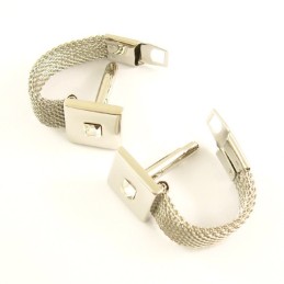 Speciaal Ontworpen Titanium Manchetknopen Met Diamant