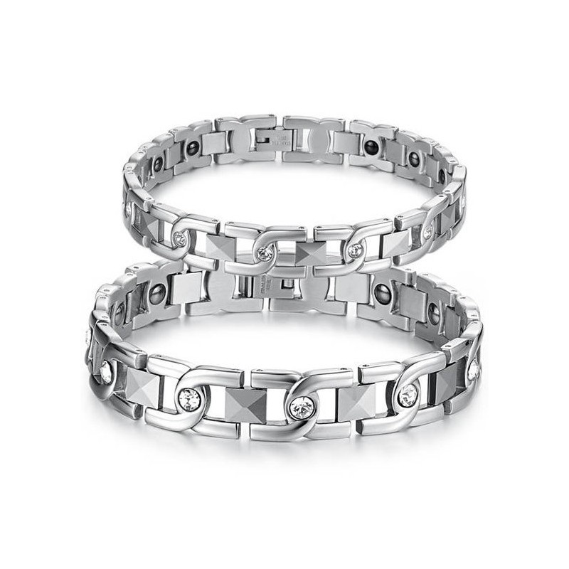 Breed Scala Aan Antivermoeidheidsarmbanden Van Titanium Voor Geliefden Breed Scala Aan Antivermoeidheidsarmbanden Van Titanium Voor Geliefden