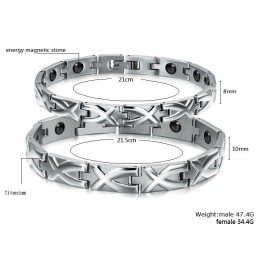 Betrouwbare Kwaliteit Anti-Vermoeidheid Titanium Armband Voor Geliefden
