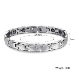 Bekend Om Zijn Hoogwaardige Titanium Magneet Armband Voor Geliefden