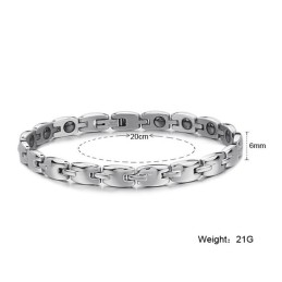 Bekend Om Zijn Hoogwaardige Titanium Magneet Armband Voor Geliefden