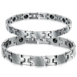 Uitstekende Kwaliteit Titanium Magneet Armband Voor Geliefden