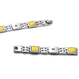 Superieure Kwaliteit Titanium Armband Voor Geliefden Met Strass