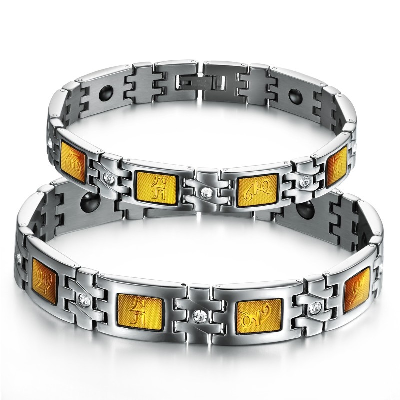Betrouwbare Kwaliteit Titanium Magneet Armband Voor Geliefden Betrouwbare Kwaliteit Titanium Magneet Armband Voor Geliefden