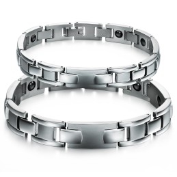 Uitstekende Kwaliteit Titanium Magneet Armband Voor Geliefden