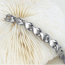 Breed Scala Aan Antivermoeidheids Titanium Armbanden
