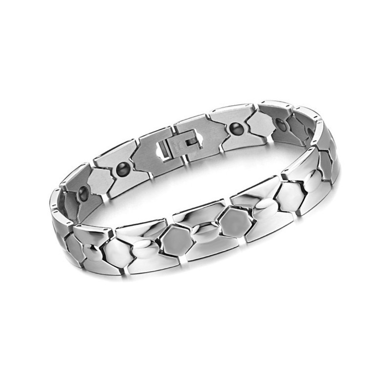 Betrouwbare Antivermoeidheidsarmband Van Titanium Voor Heren