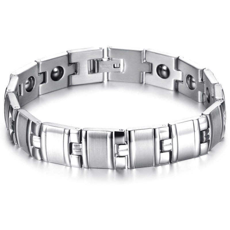 Stabiele Kwaliteit Mannelijke Antivermoeidheid Titanium Magneet Armband