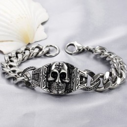 Superieure Kwaliteit Schedel Titanium Armband