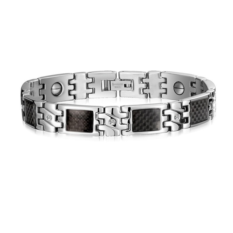 Wereldwijd Bekende Titanium Magneetsteen Armband Wereldwijd Bekende Titanium Magneetsteen Armband