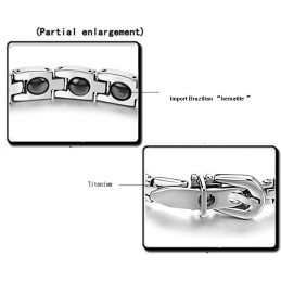 Betrouwbare Prestatie-Gezondheid Titanium Magneet Armband