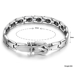 Betrouwbare Prestatie-Gezondheid Titanium Magneet Armband
