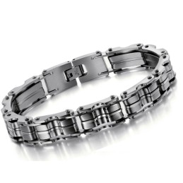 Hoogwaardige Klassieke Titanium Herenarmband